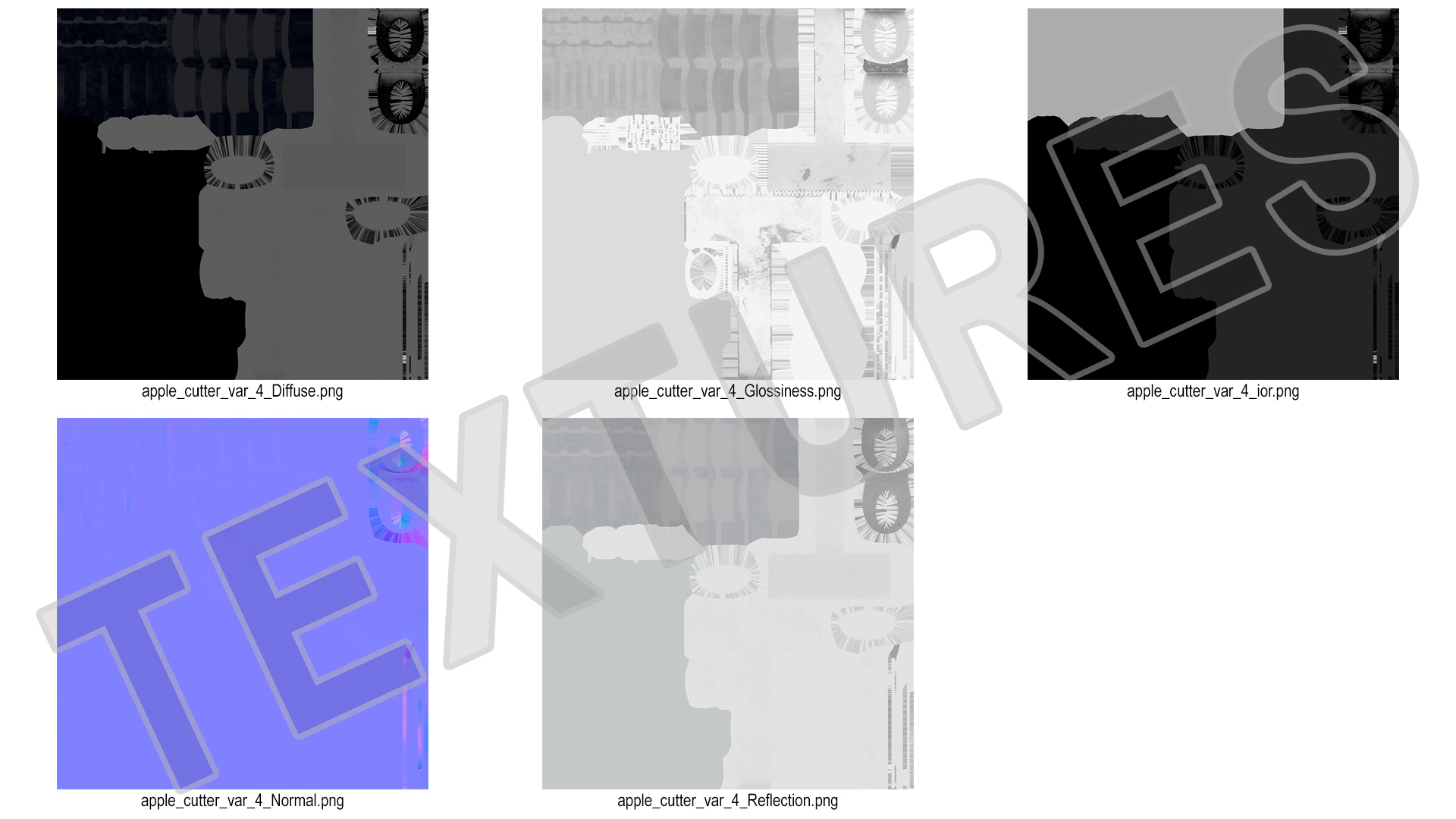 Stainless Steel Apple Core Remover 3D model