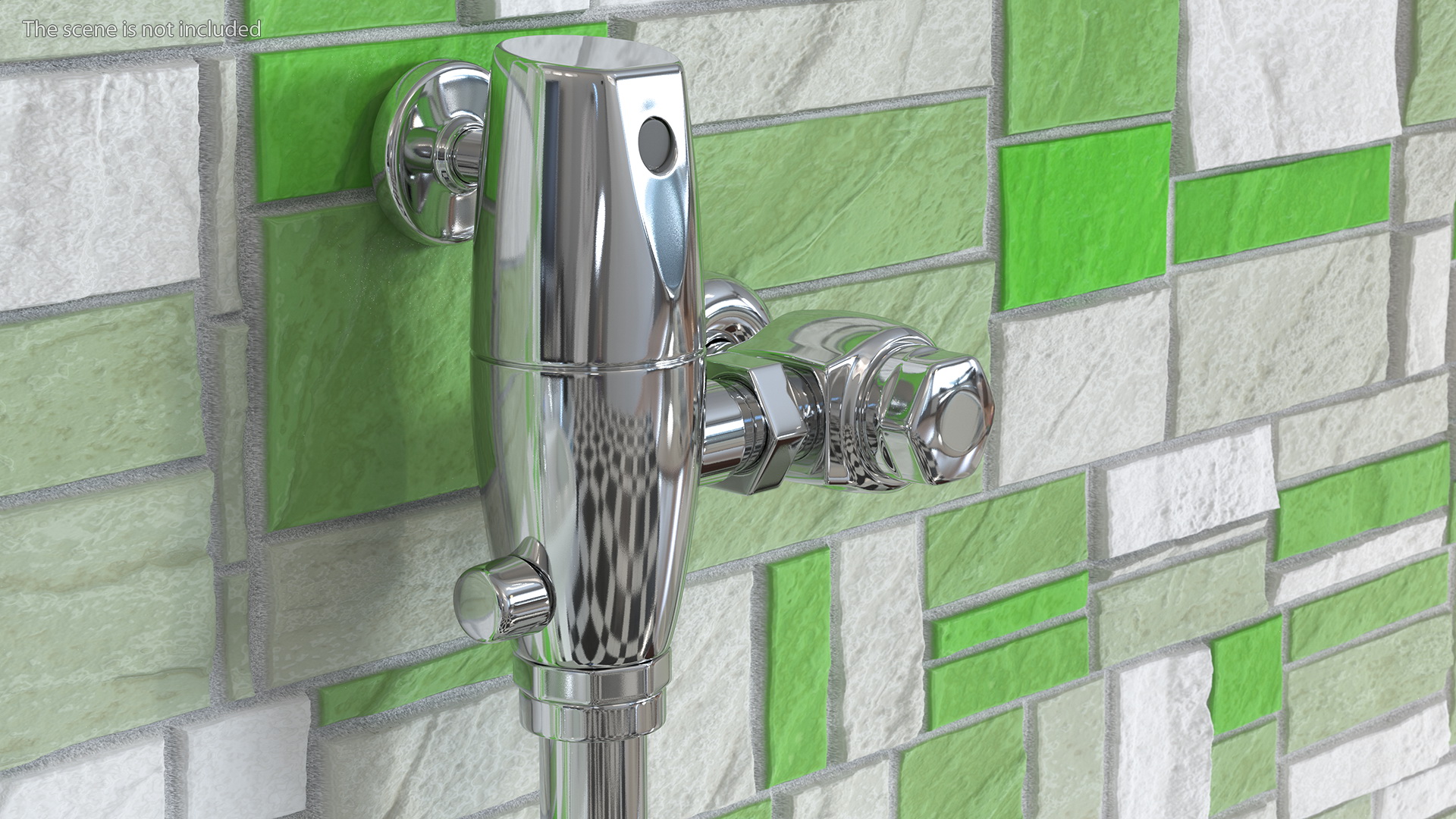 3D model Manual Urinal Flush Valve