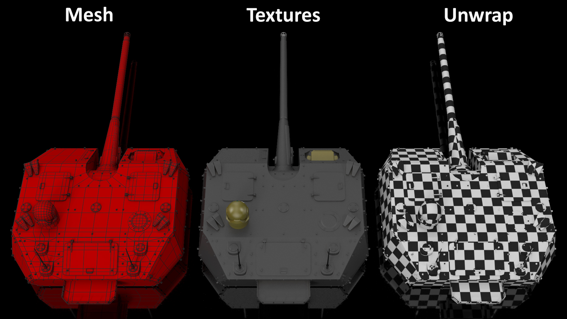 3D Tank Turret