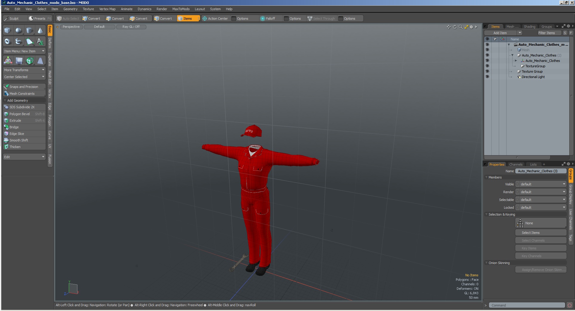 3D Auto Mechanic Clothes