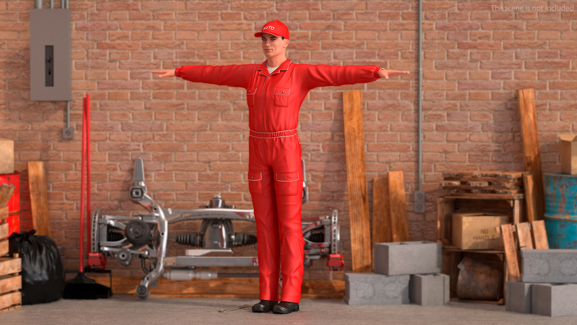 3D Auto Mechanic Clothes