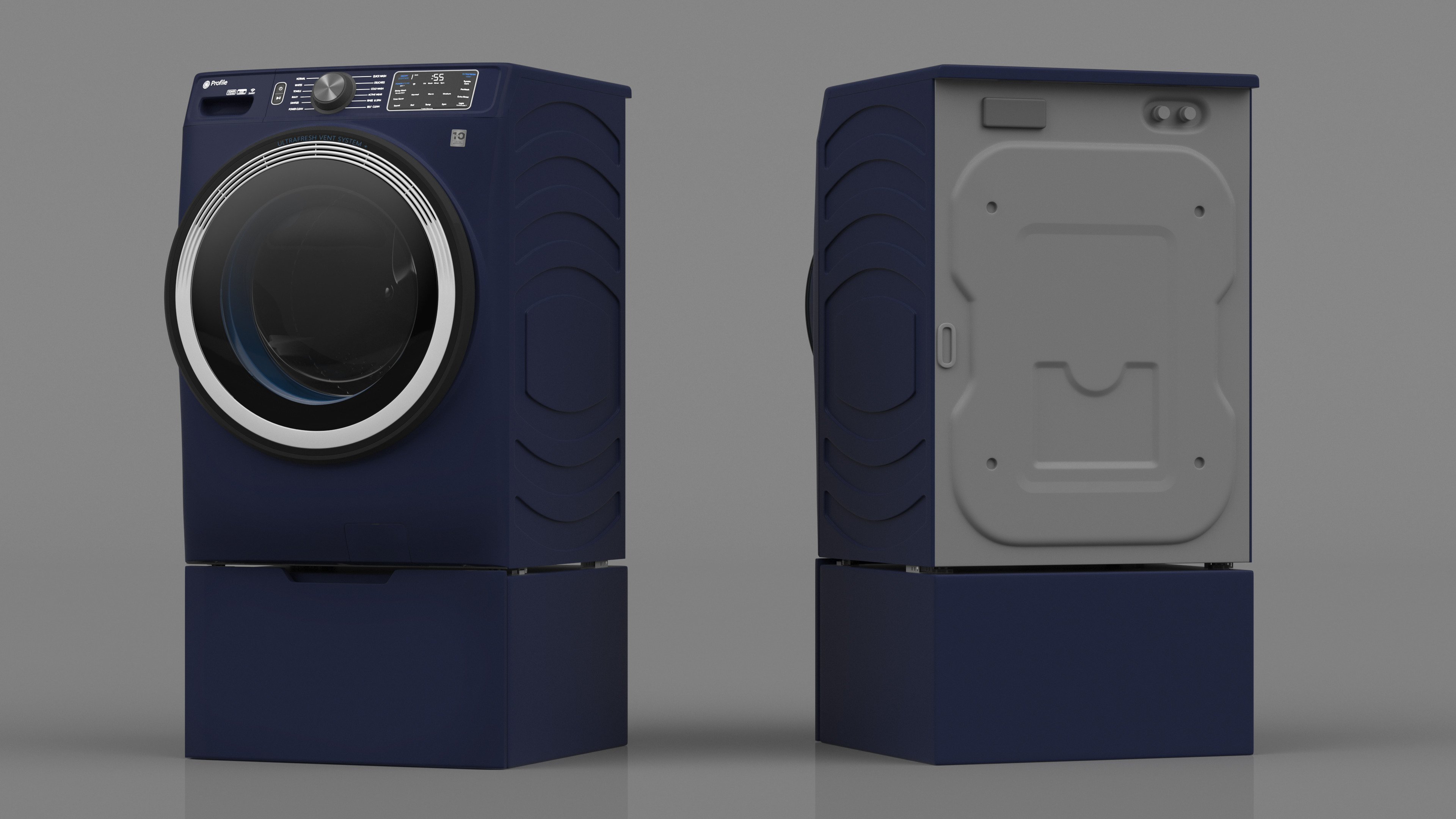 3D model Steam Washer Profile Blue