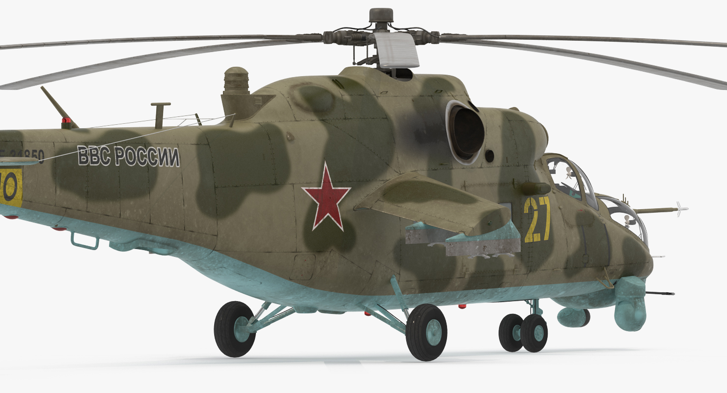 3D model Russian Helicopter Mi 35M