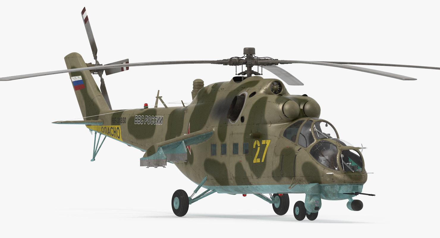 3D model Russian Helicopter Mi 35M