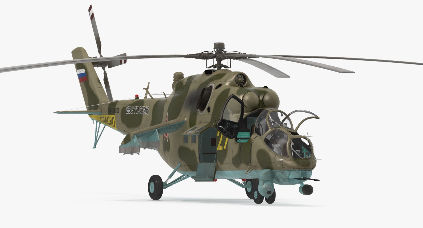 3D model Russian Helicopter Mi 35M