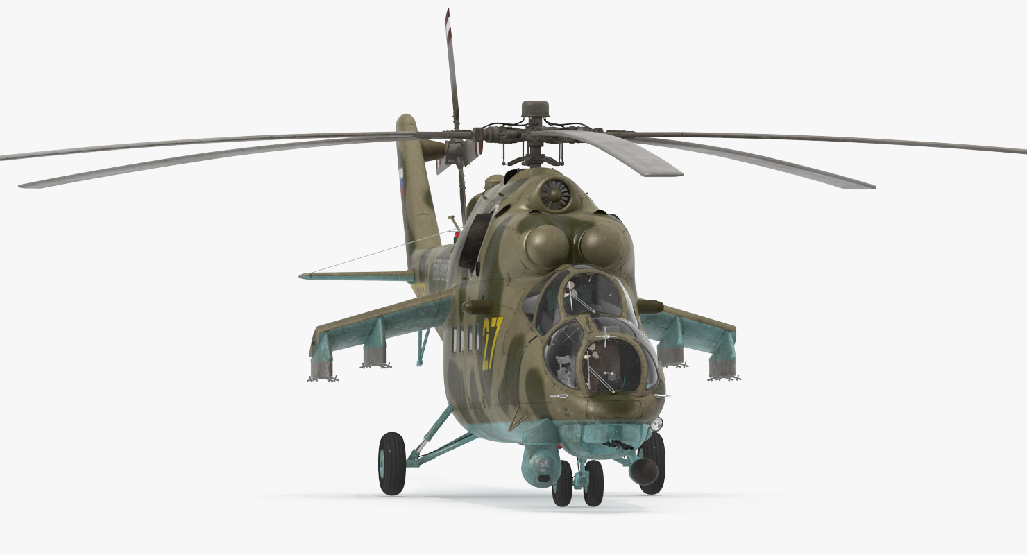 3D model Russian Helicopter Mi 35M