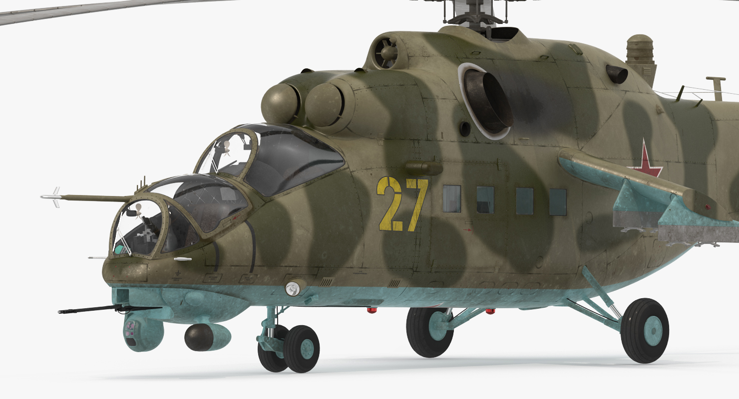 3D model Russian Helicopter Mi 35M