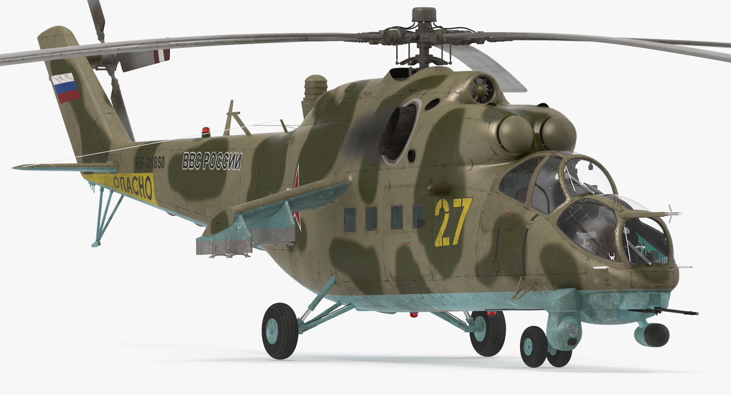 3D model Russian Helicopter Mi 35M