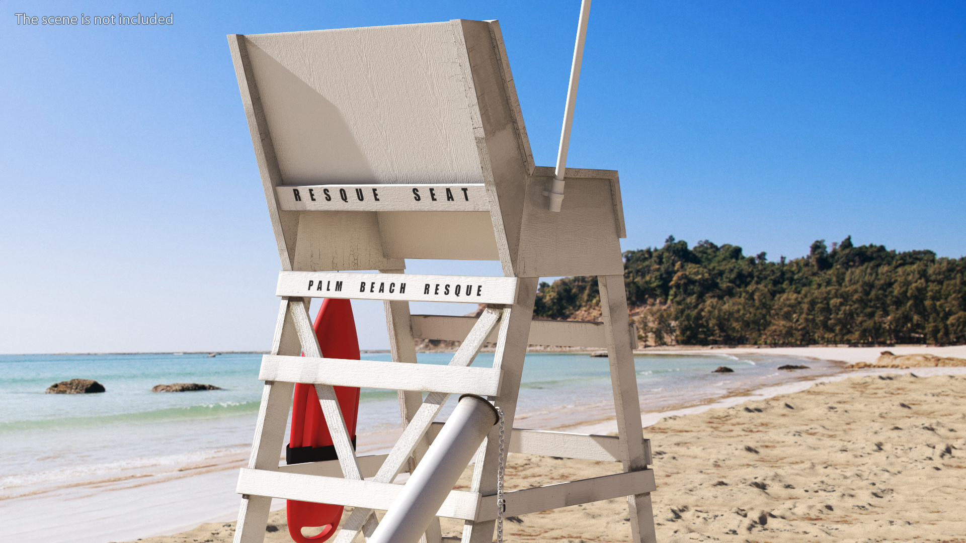 3D model Lifeguard Chair