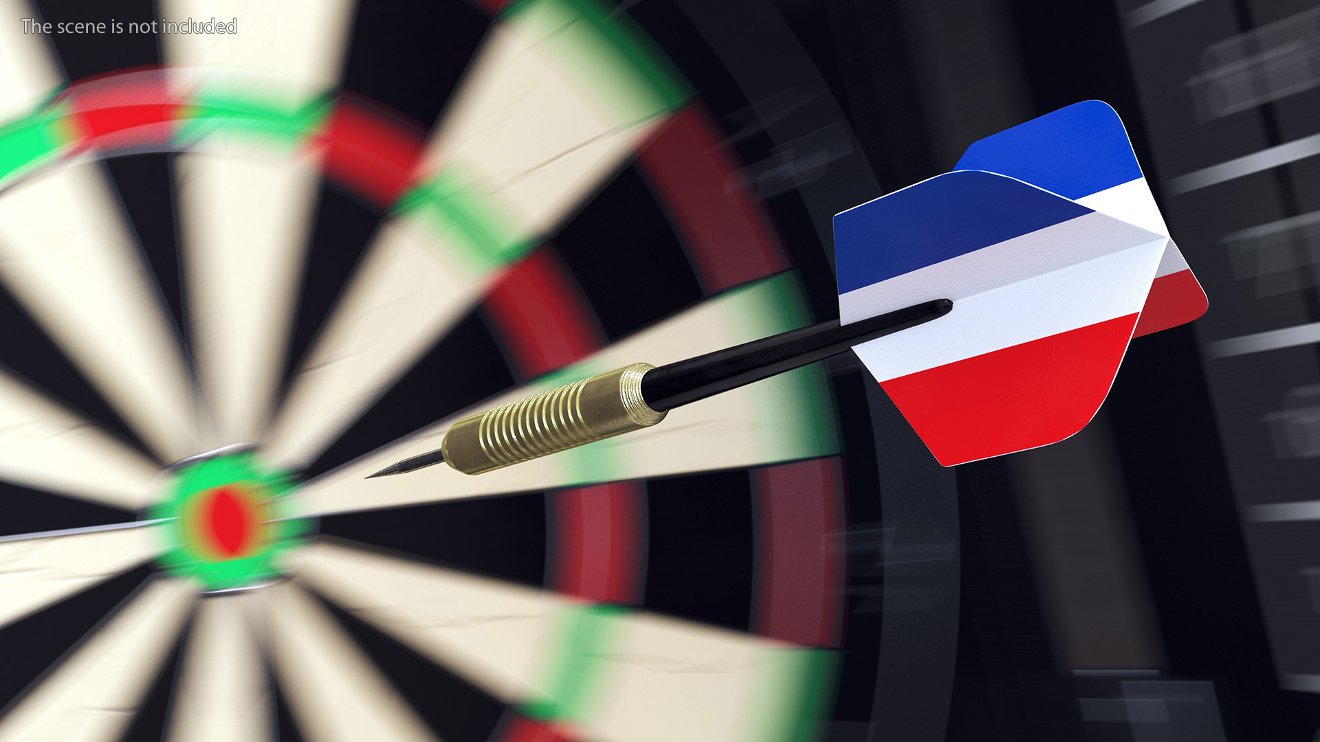 3D Dart with France Flag