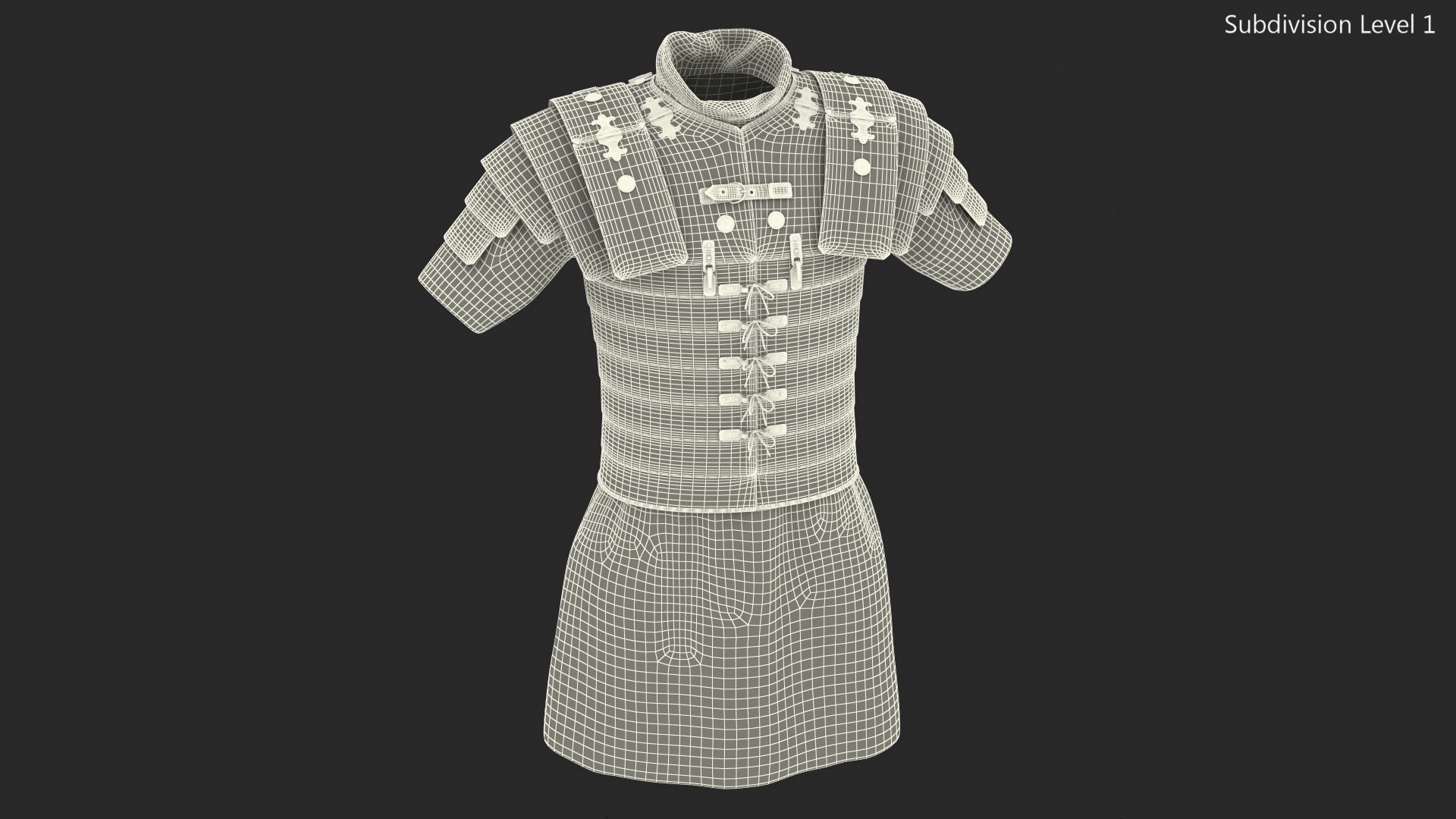 3D Roman Legionnaire Lorica Waist Armor