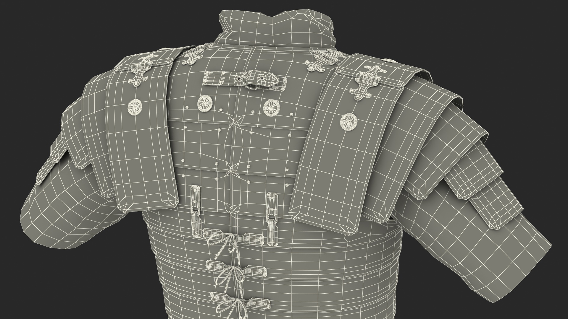 3D Roman Legionnaire Lorica Waist Armor