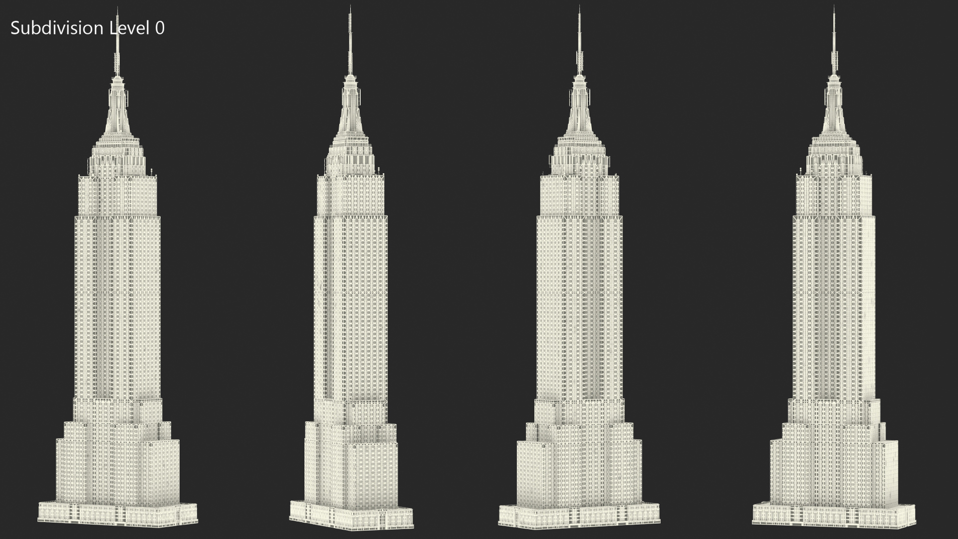 Empire State Building Night Glow 3D