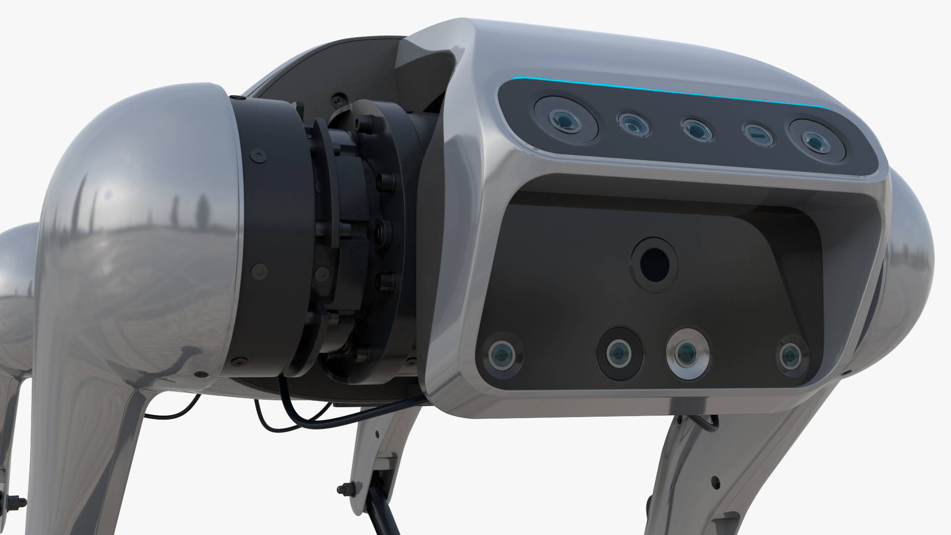 3D model CyberDog Gray Rigged