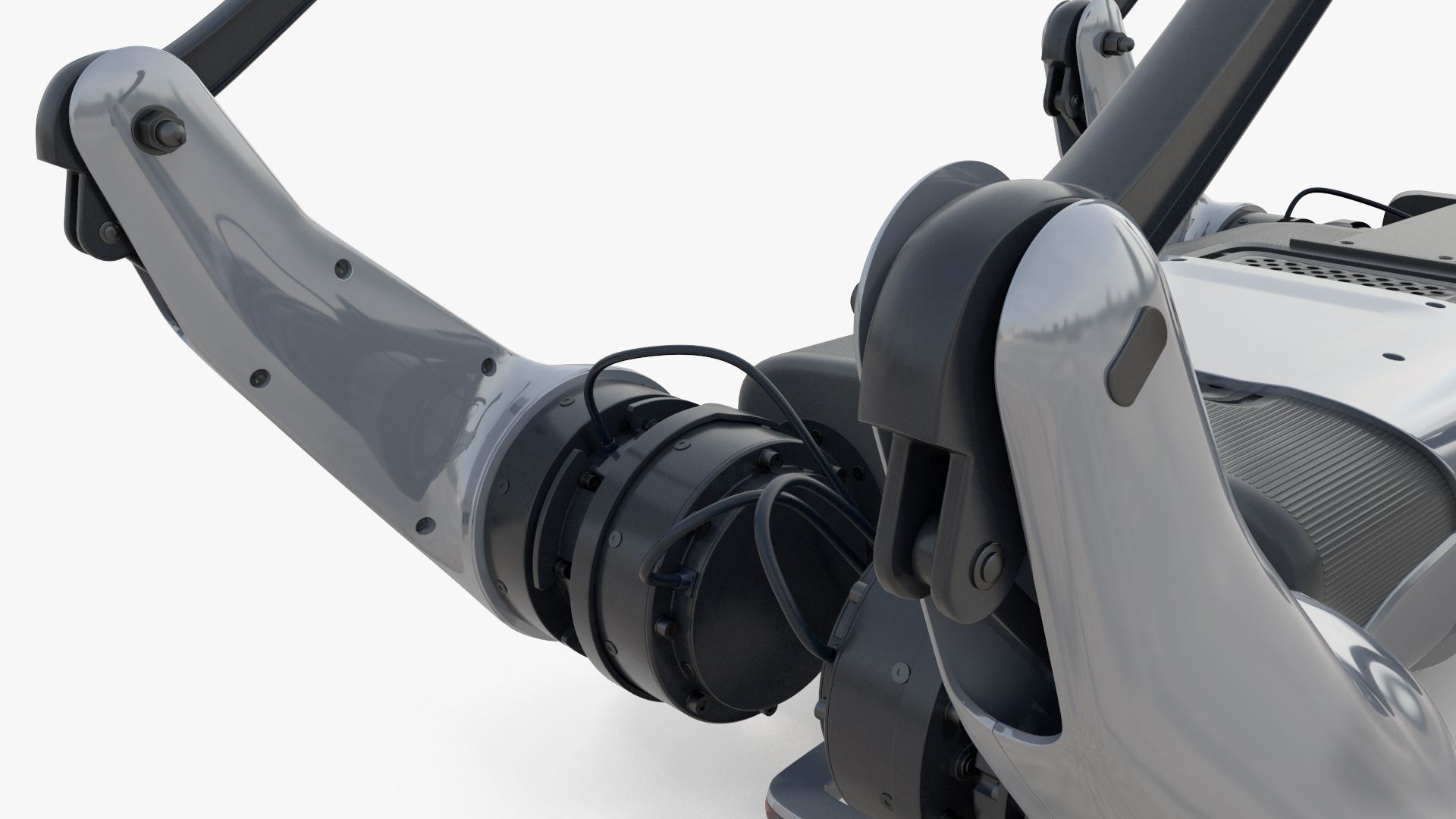 3D model CyberDog Gray Rigged