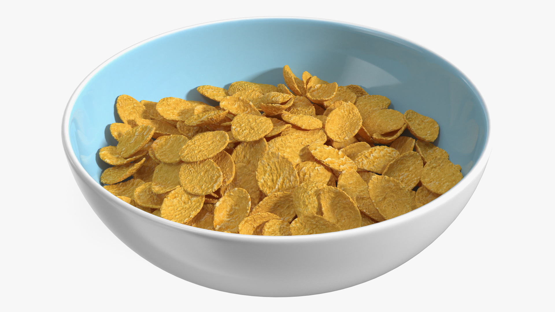 3D Corn Flakes Breakfast