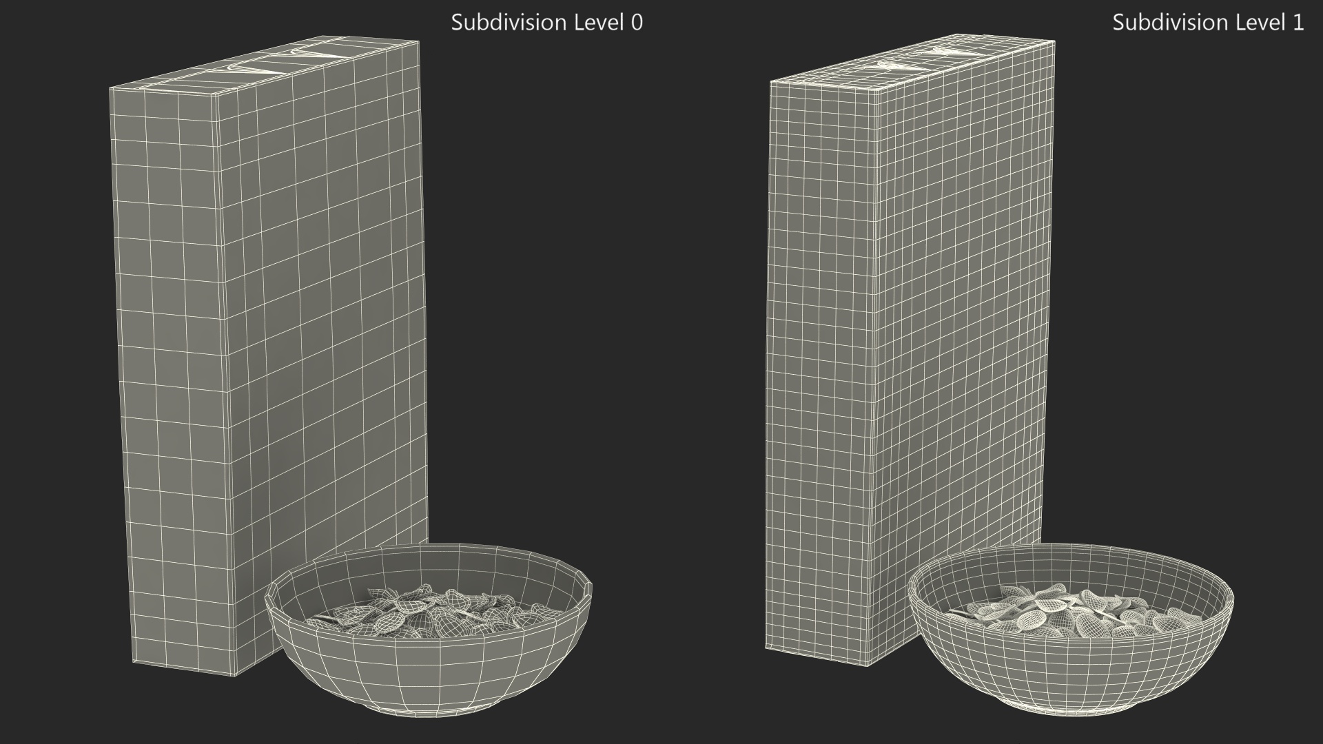 3D Corn Flakes Breakfast