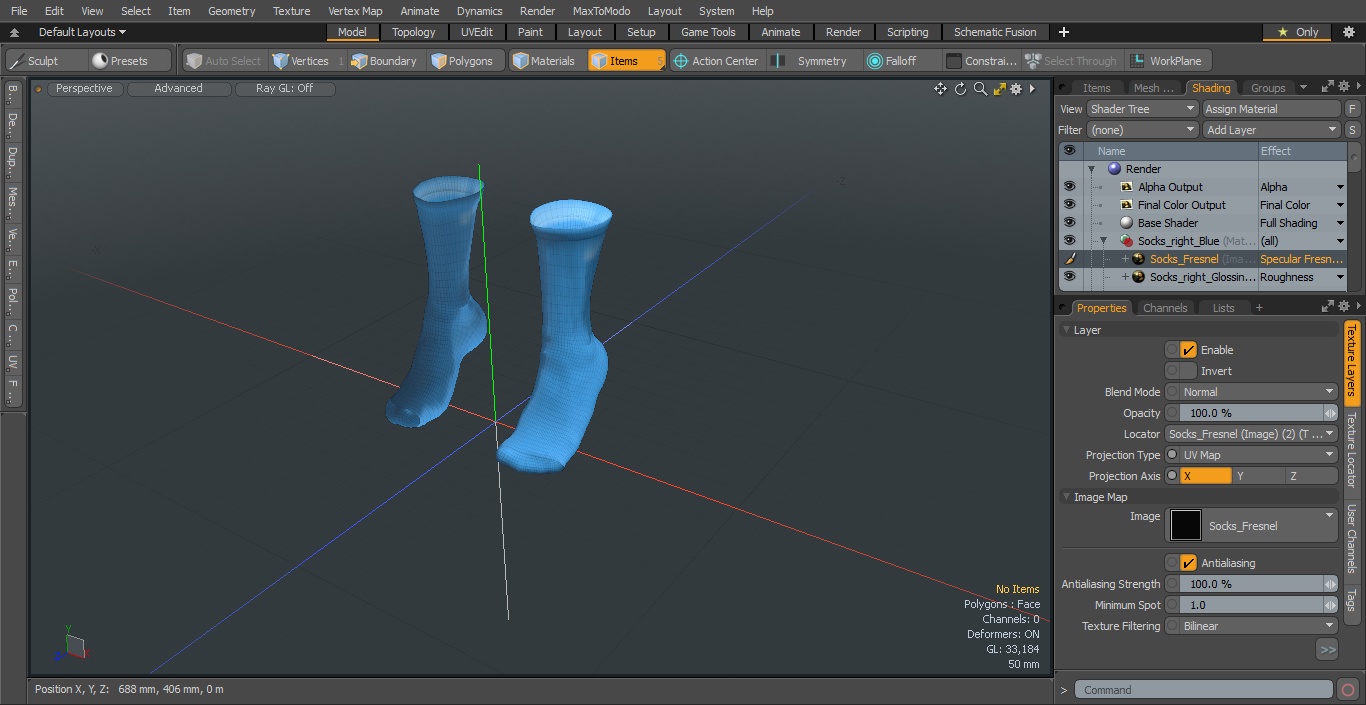 3D Long Socks Nike Blue on The Foot Standing Toes