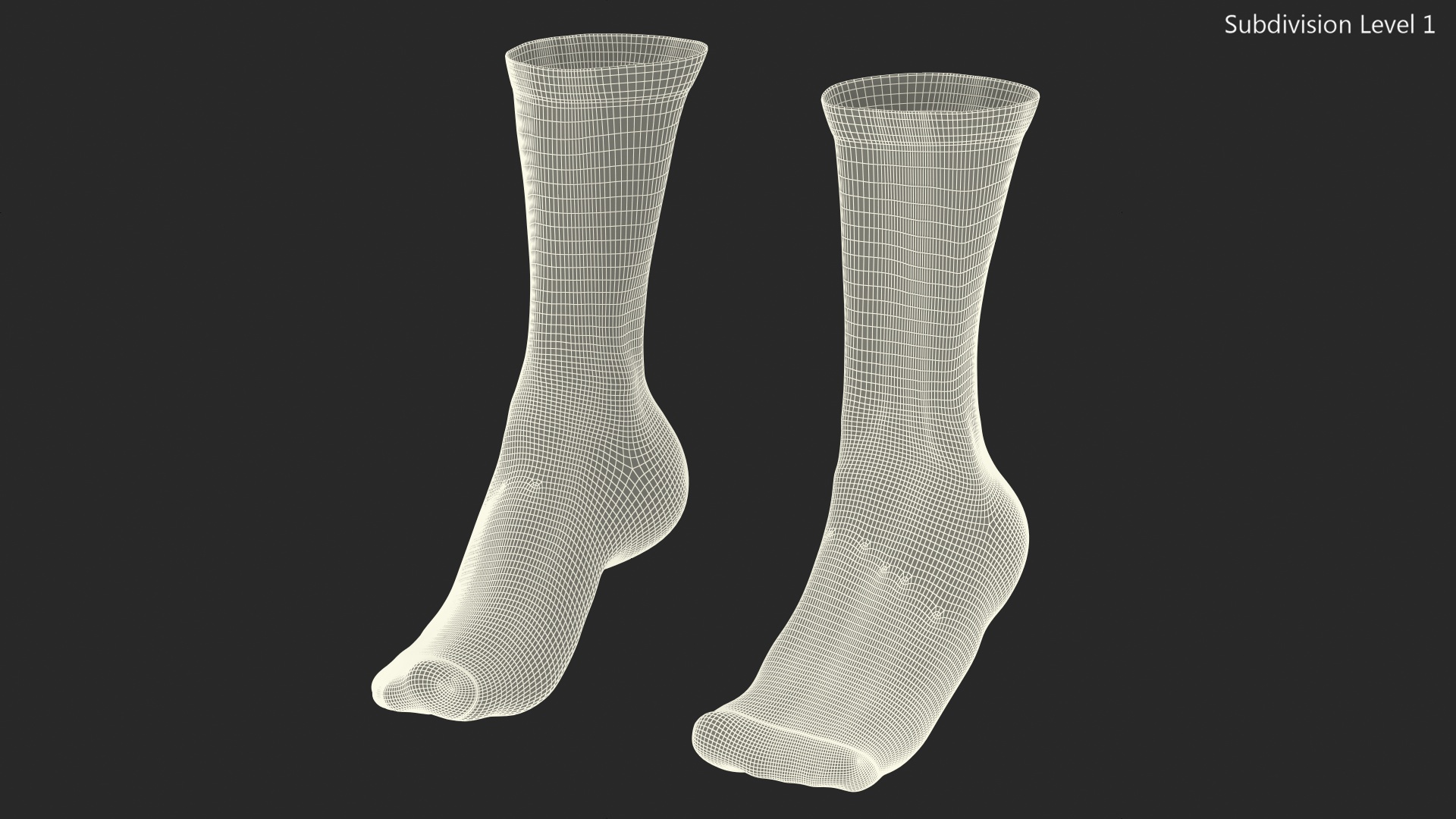 3D Long Socks Nike Blue on The Foot Standing Toes