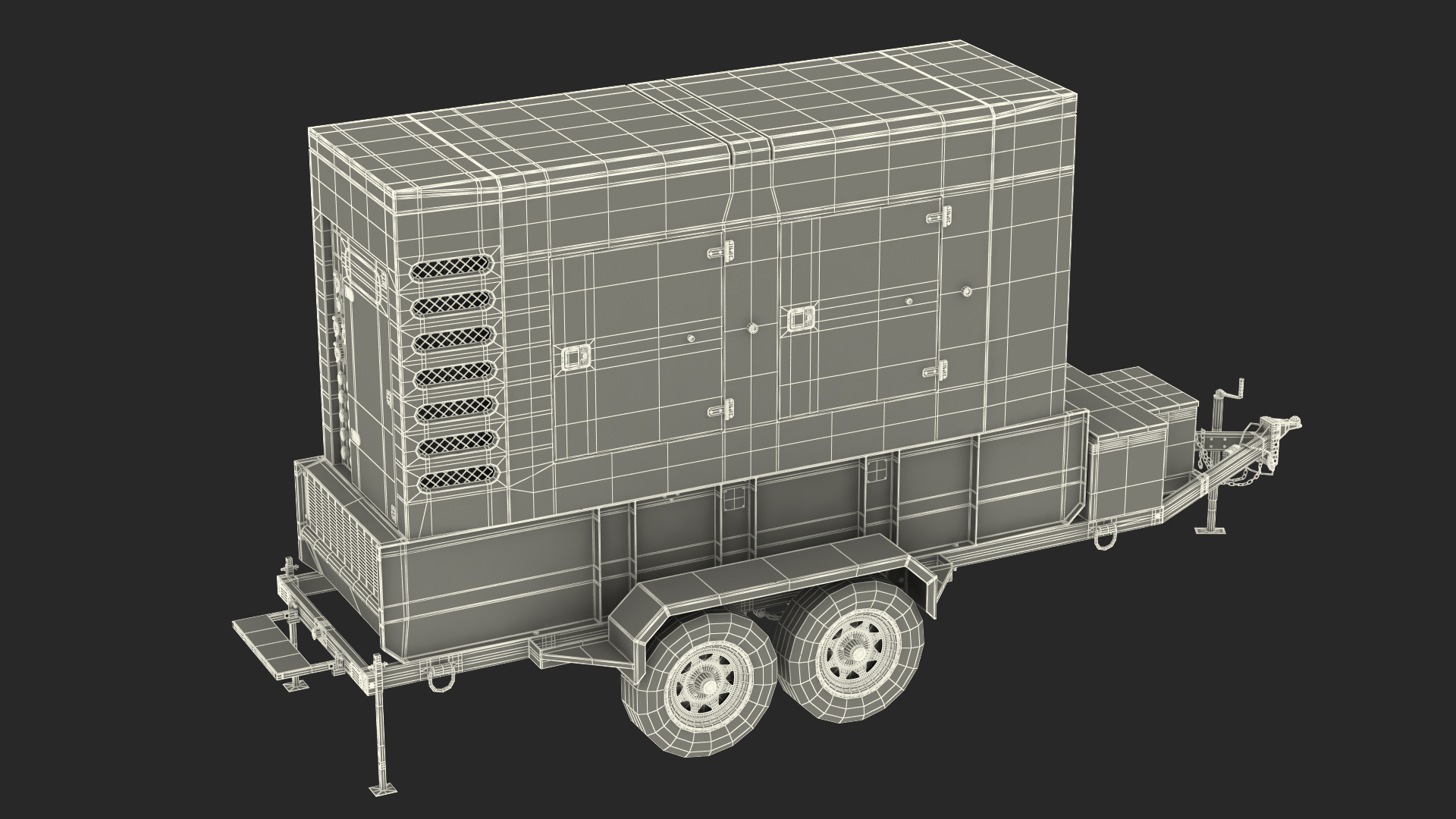 3D model Big Mobile Generator Generic Rigged