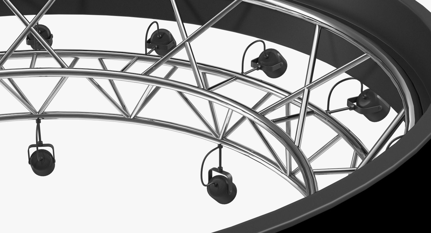 Circular Truss Stage Lighting 3D model