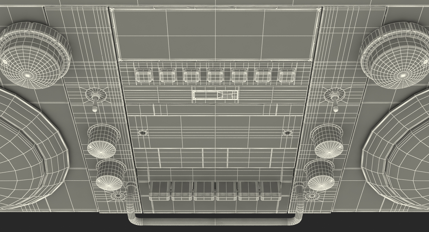 3D model Portable Cassette Boombox