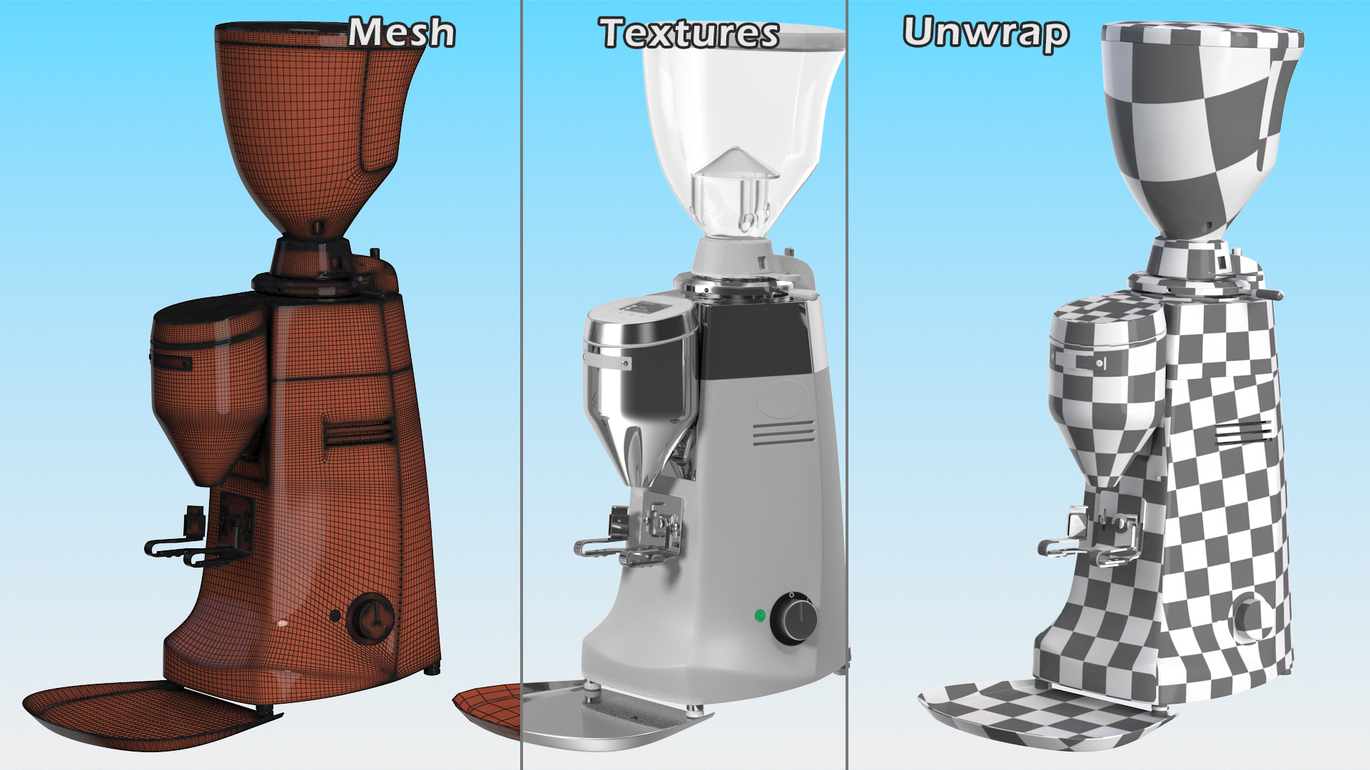 Automatic Coffee Grinder 3D model