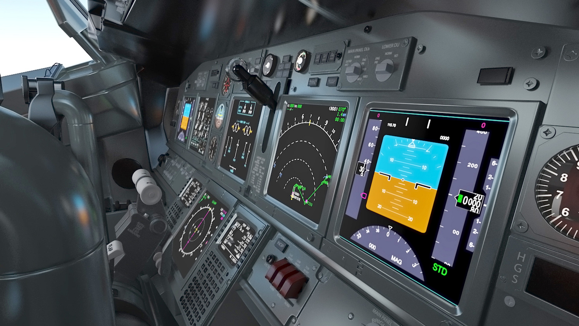 3D American Airlines Boeing 737-600 with Interior Rigged model