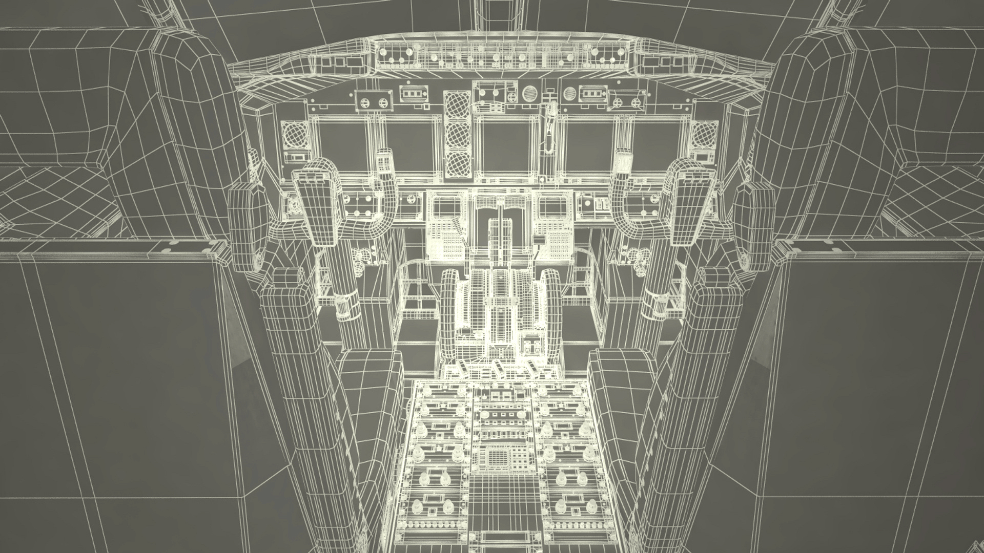 3D American Airlines Boeing 737-600 with Interior Rigged model