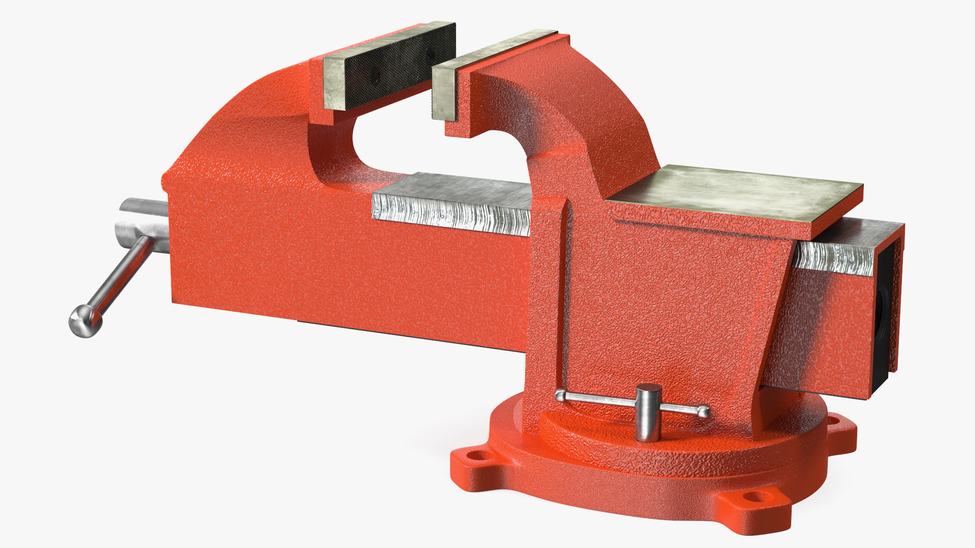 Bench Vise with Swivel Base 3D