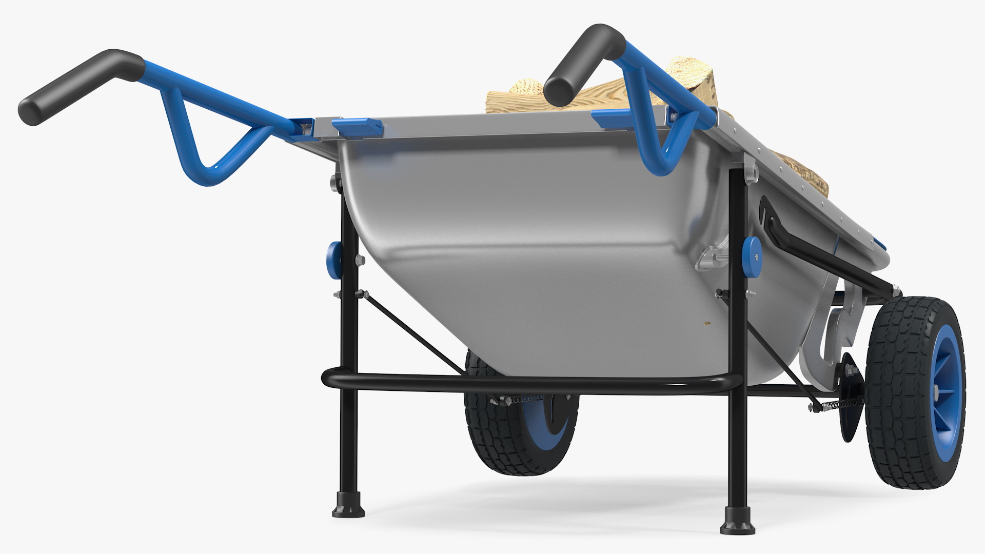 3D model Garden Cart with Firewood