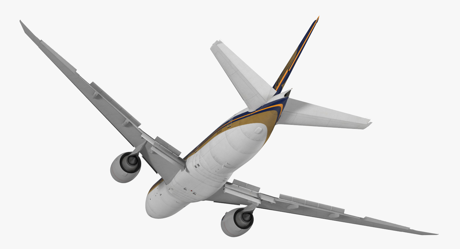 3D model Boeing 777 200LR Singapore Airlines