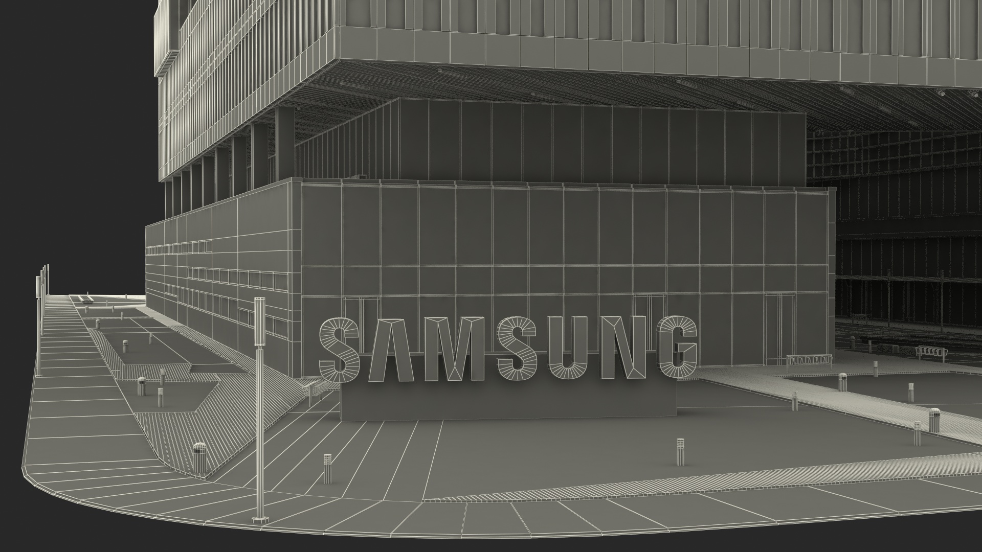 3D model Samsung Campus Night Glow