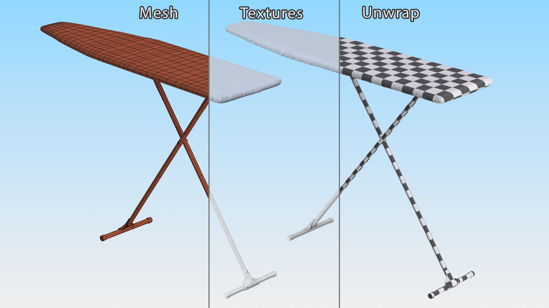 3D Ironing Board model