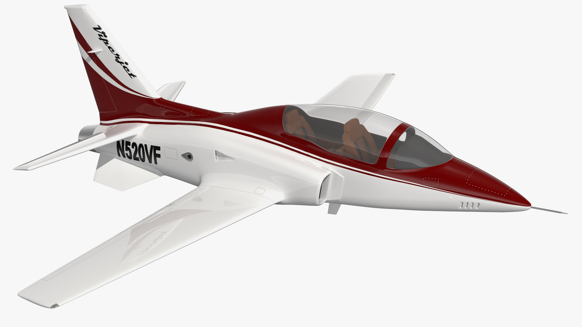 3D Private Jet Aircraft ViperJet Rigged