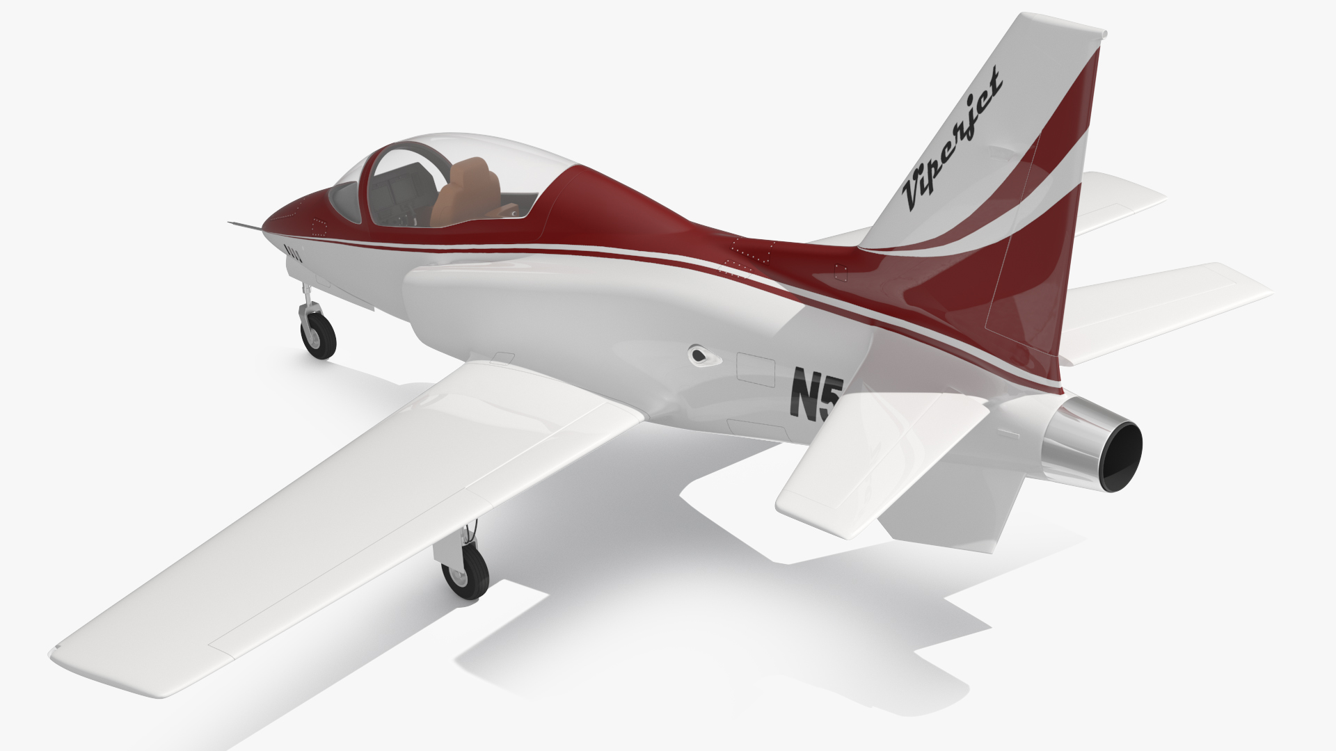 3D Private Jet Aircraft ViperJet Rigged