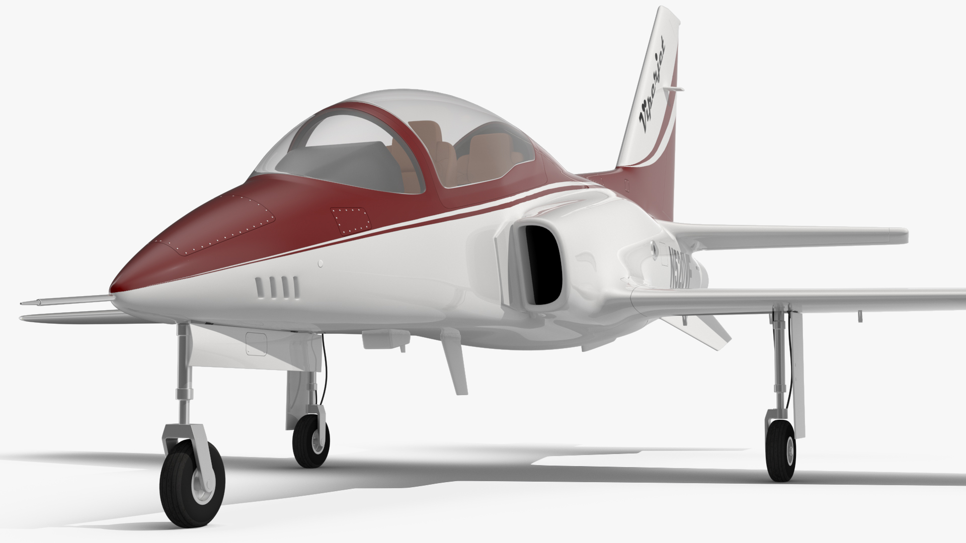 3D Private Jet Aircraft ViperJet Rigged