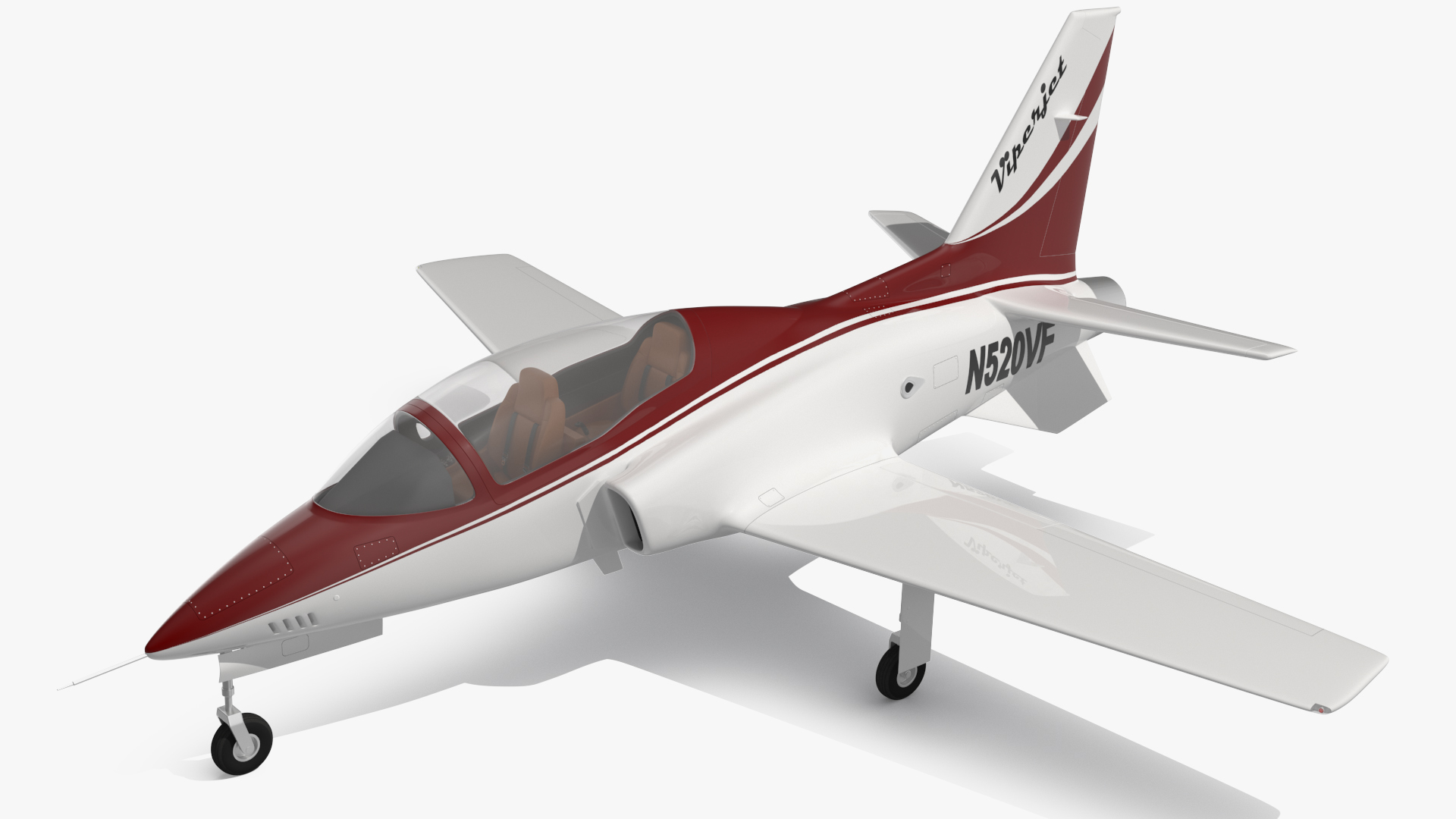 3D Private Jet Aircraft ViperJet Rigged