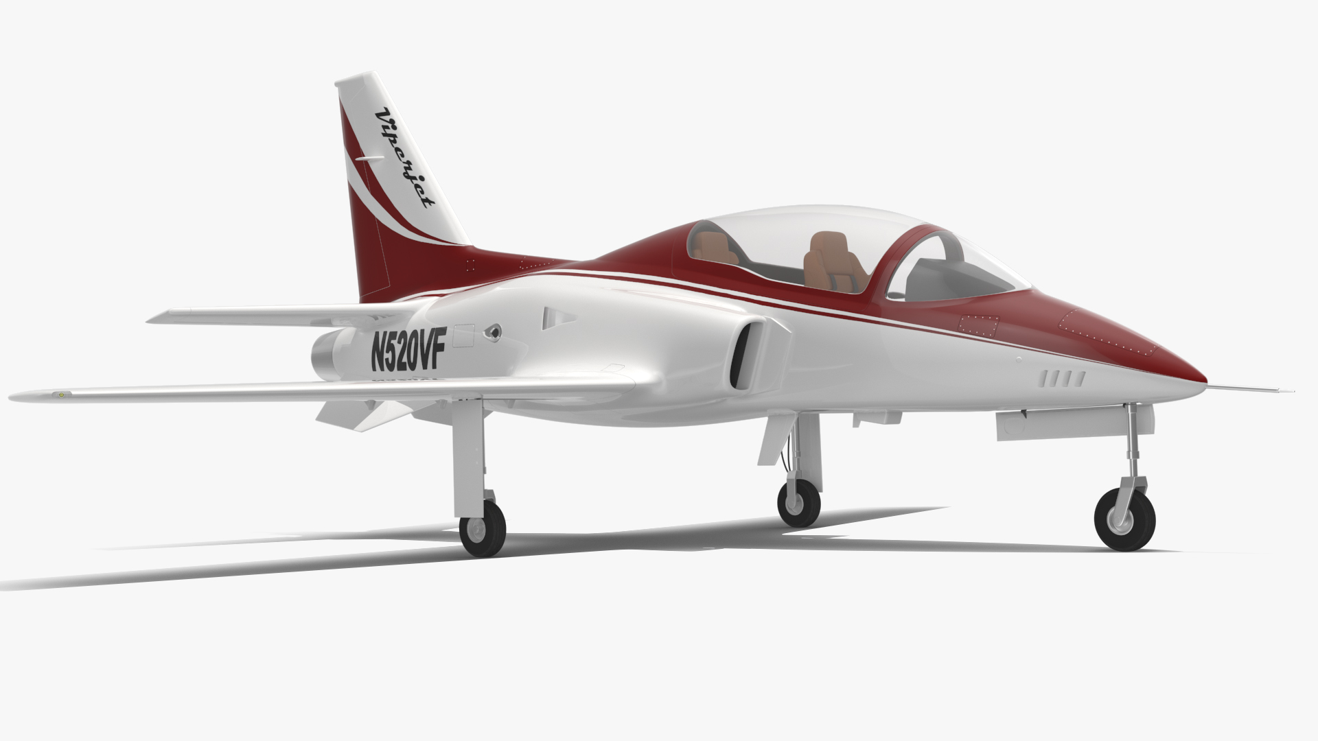 3D Private Jet Aircraft ViperJet Rigged