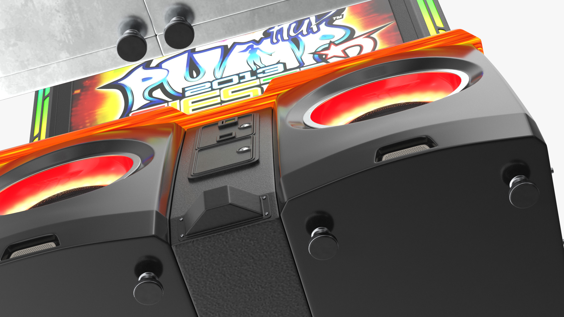 3D model Pump It Up Fiesta 2 Arcade Dance Machine