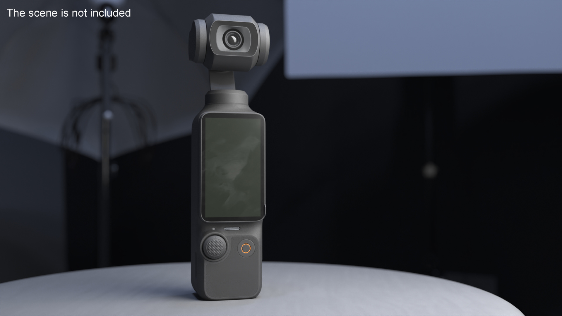 3D Portable Gimbal Camera OFF Rigged model