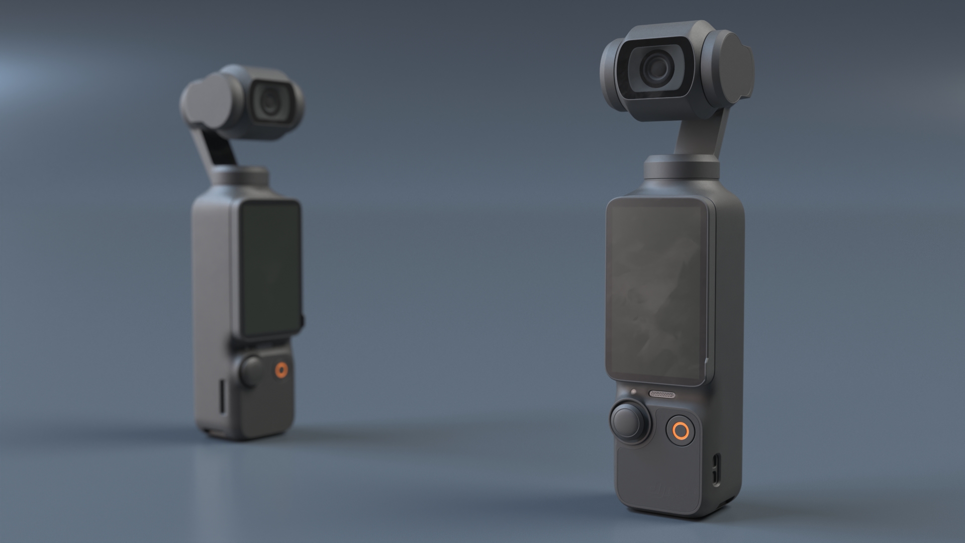 3D Portable Gimbal Camera OFF Rigged model