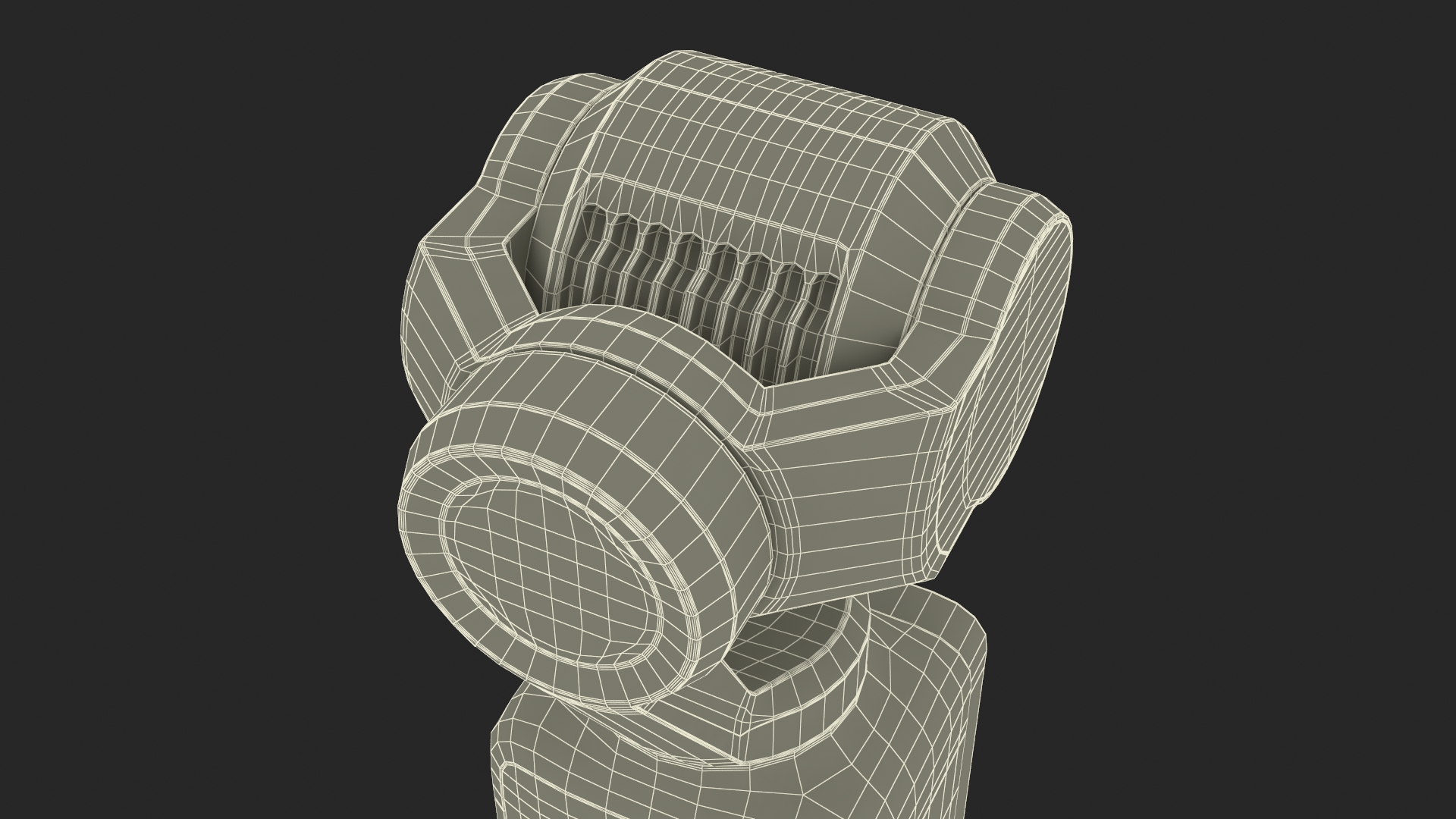 3D Portable Gimbal Camera OFF Rigged model