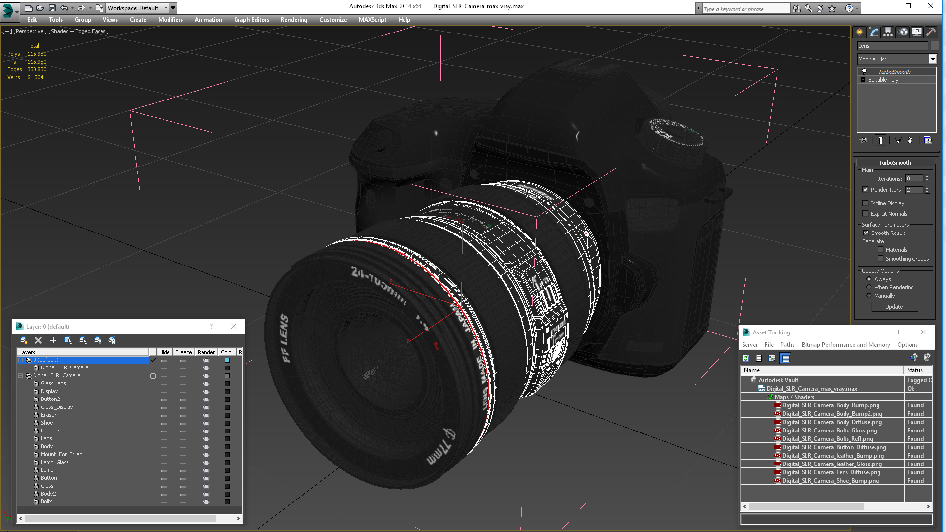 3D Digital SLR Camera model