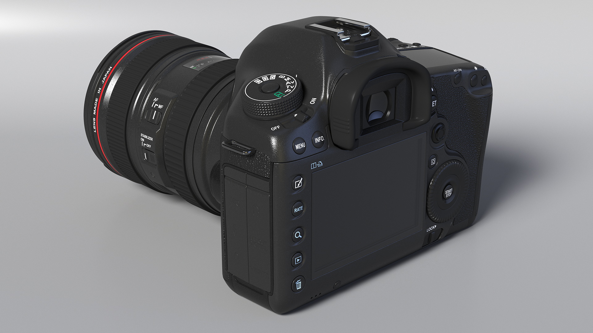 3D Digital SLR Camera model