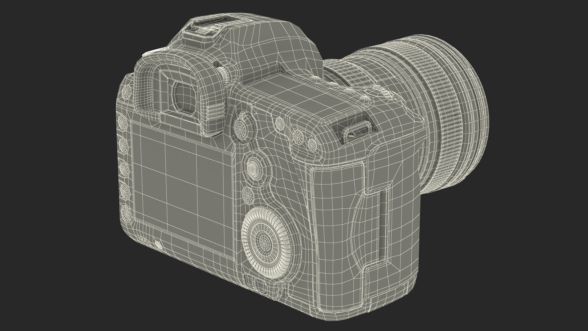 3D Digital SLR Camera model