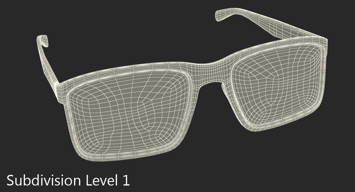 3D Glasses Anaglyph Passive Cyan and Magenta 3D model