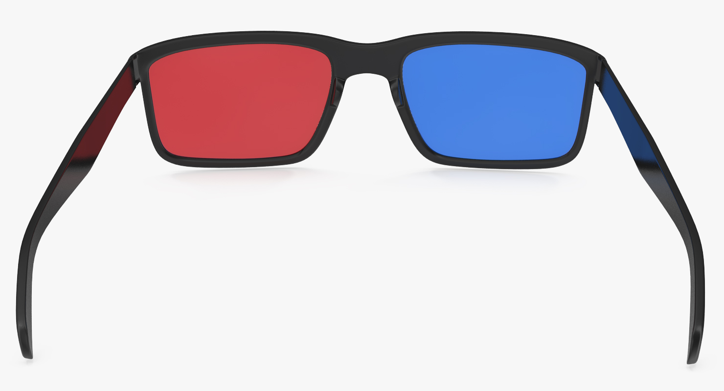 3D Glasses Anaglyph Passive Cyan and Magenta 3D model