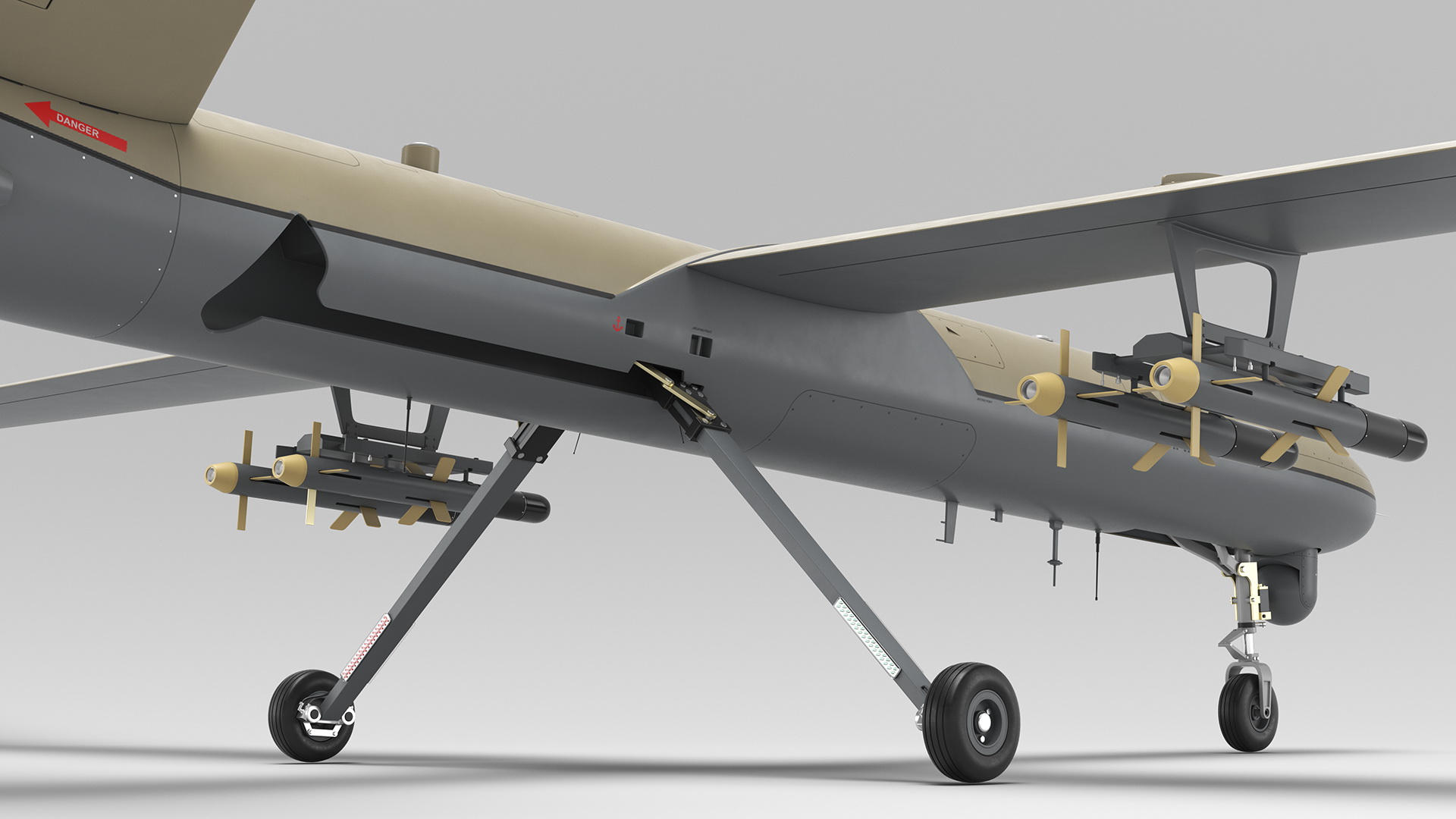 Unmanned Aerial Vehicle Shahed 129 Iran 3D model