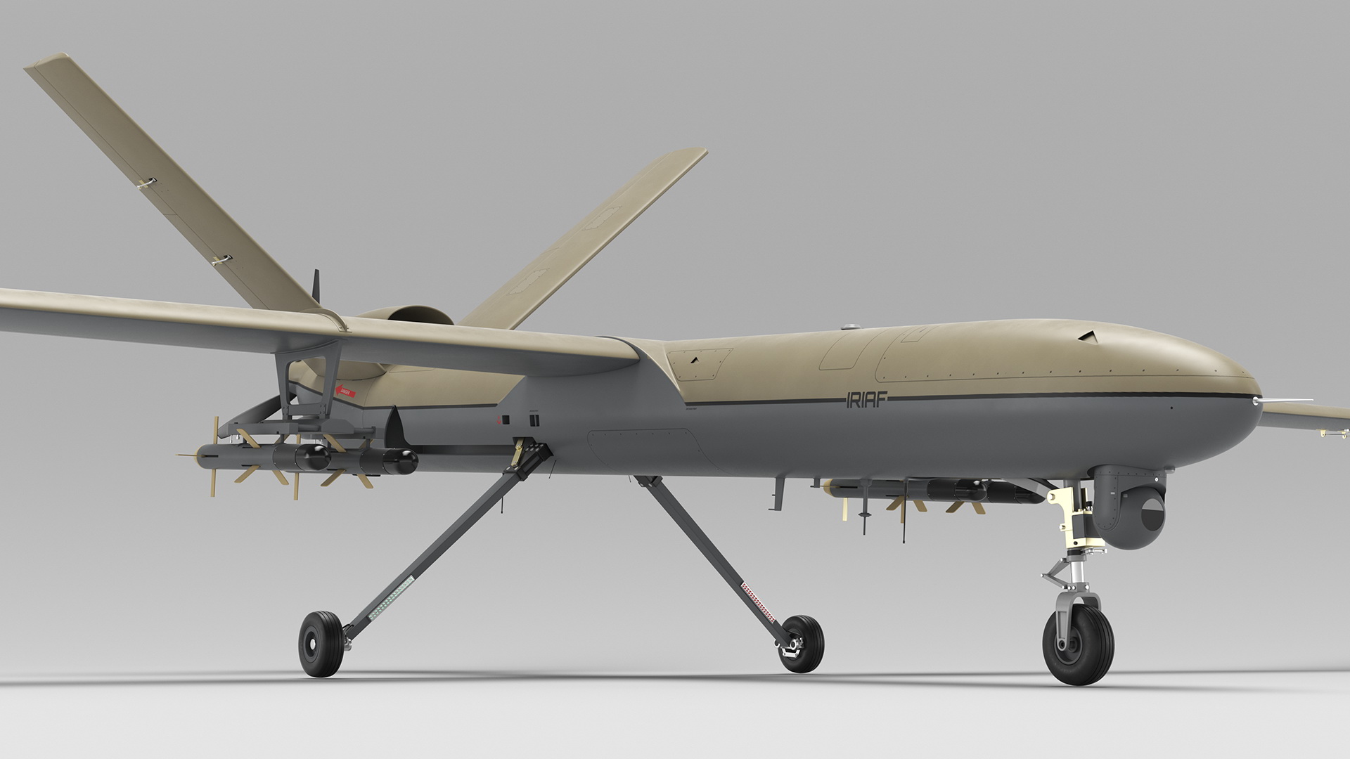 Unmanned Aerial Vehicle Shahed 129 Iran 3D model